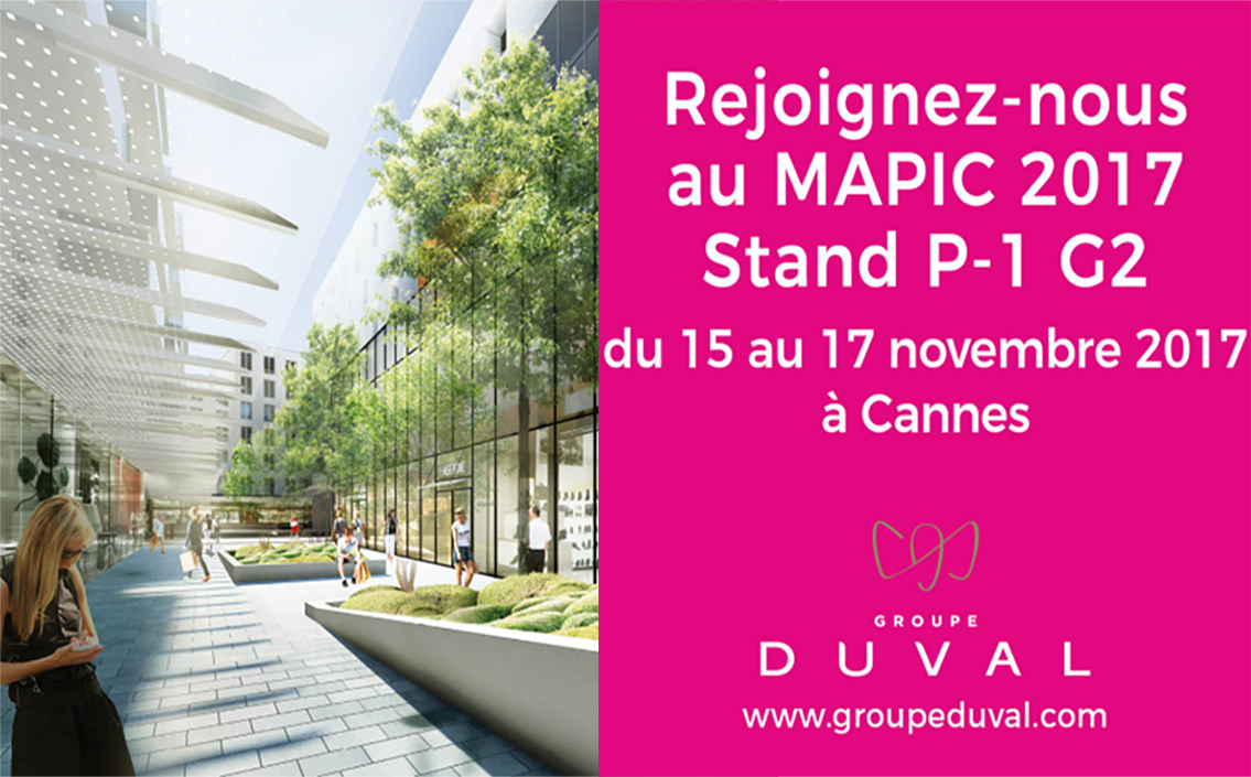 Nous vous donnons rendez-vous au MAPIC 2017 !