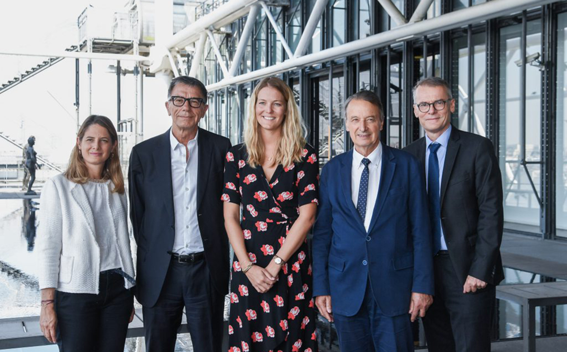 Signature d’une convention de partenariat triennal avec le Centre Pompidou.